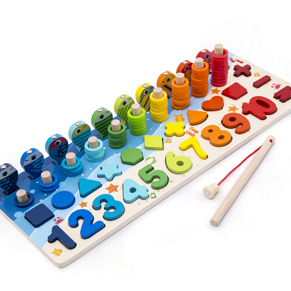 Kids Montessori Educational Wooden Math Children Toys