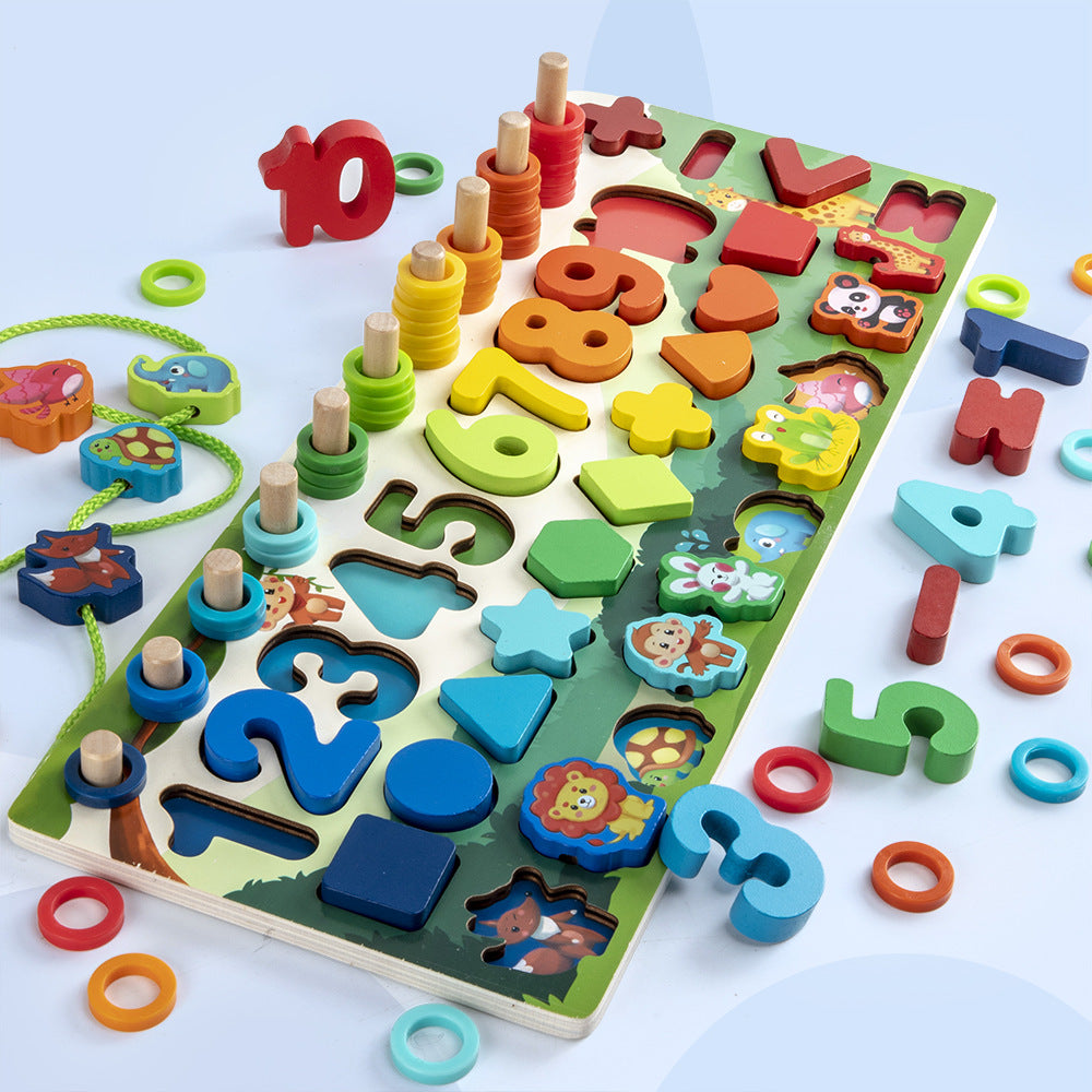 Kids Montessori Educational Wooden Math Children Toys