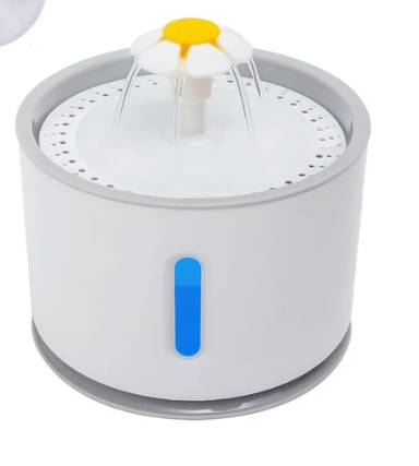 2.4L Automatic Cat Water Fountain 💧 LED Light & Ultra-Quiet USB Pump