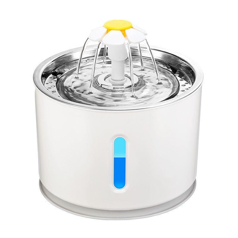 2.4L Automatic Cat Water Fountain 💧 LED Light & Ultra-Quiet USB Pump