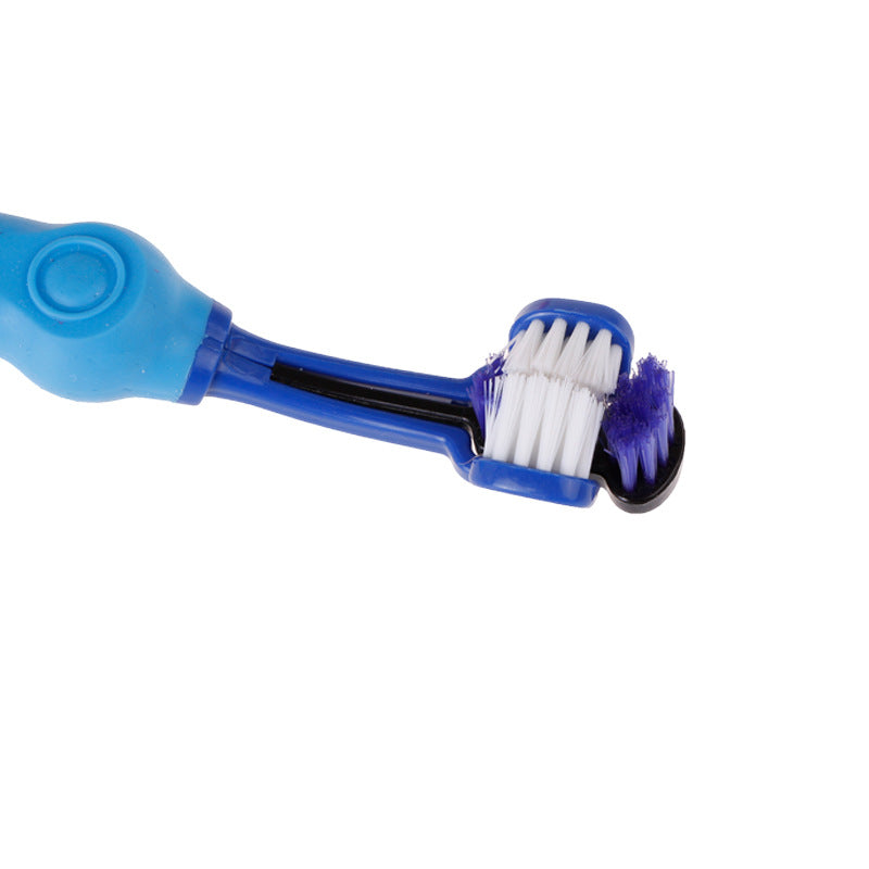 New Three-Head Toothbrush for Pets