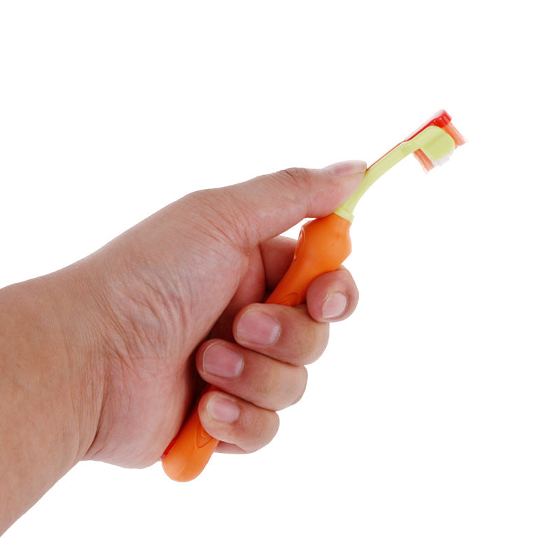 New Three-Head Toothbrush for Pets