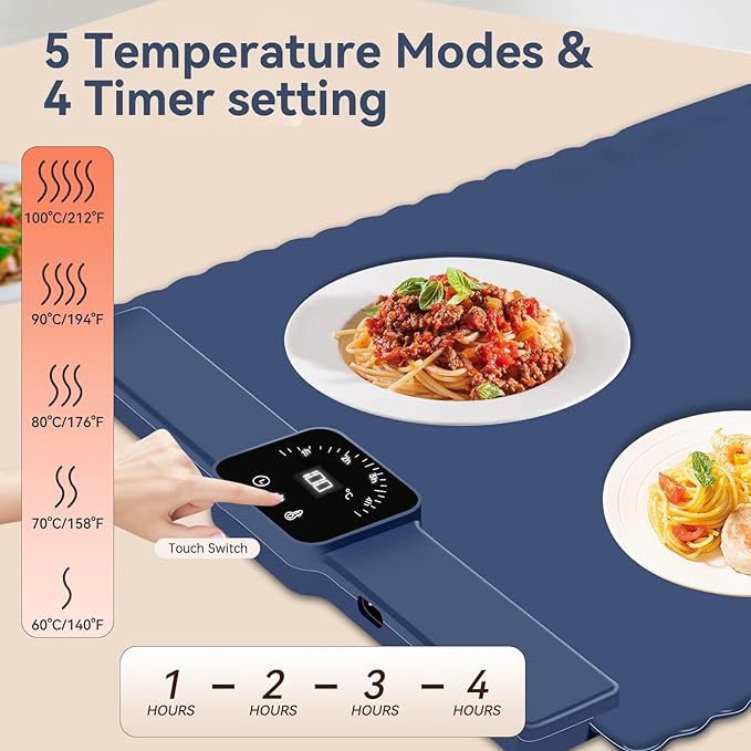 Insulated Folding Food Warming Mat
