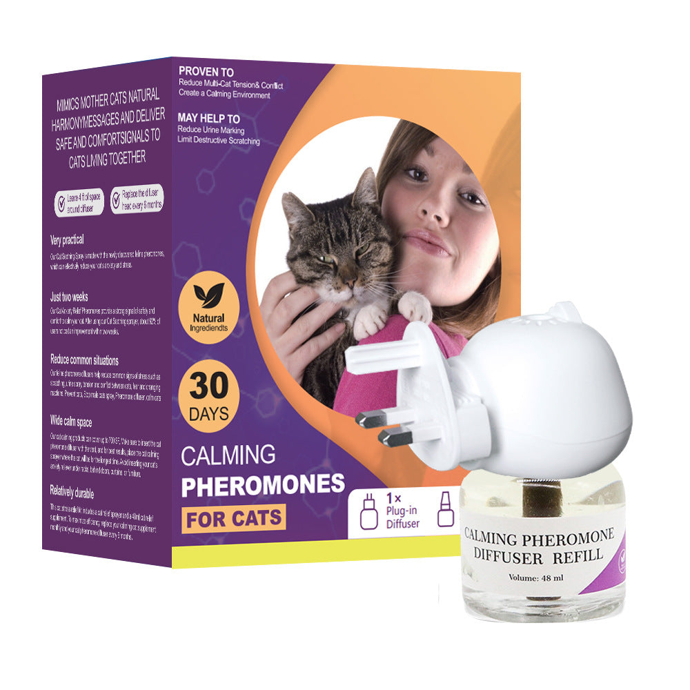 🐱 Cat Pheromone Diffuser – Calm Your Furry Buddy, Bring Harmony Home