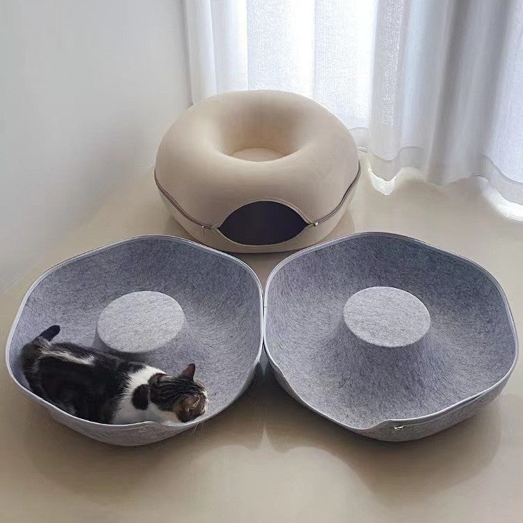 Donut Cat Bed / Cats Tunnel Toys