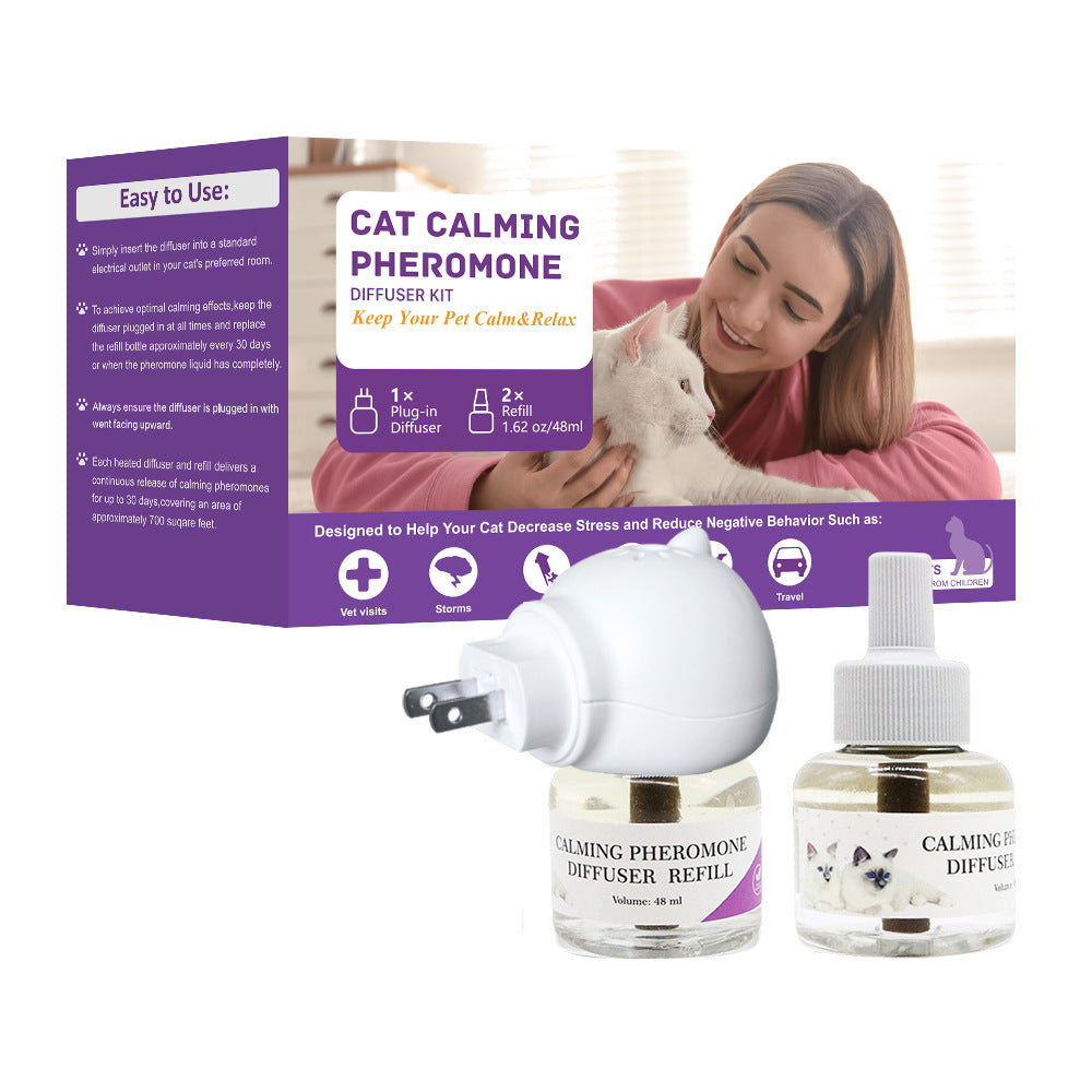 🐱 Cat Pheromone Diffuser – Calm Your Furry Buddy, Bring Harmony Home