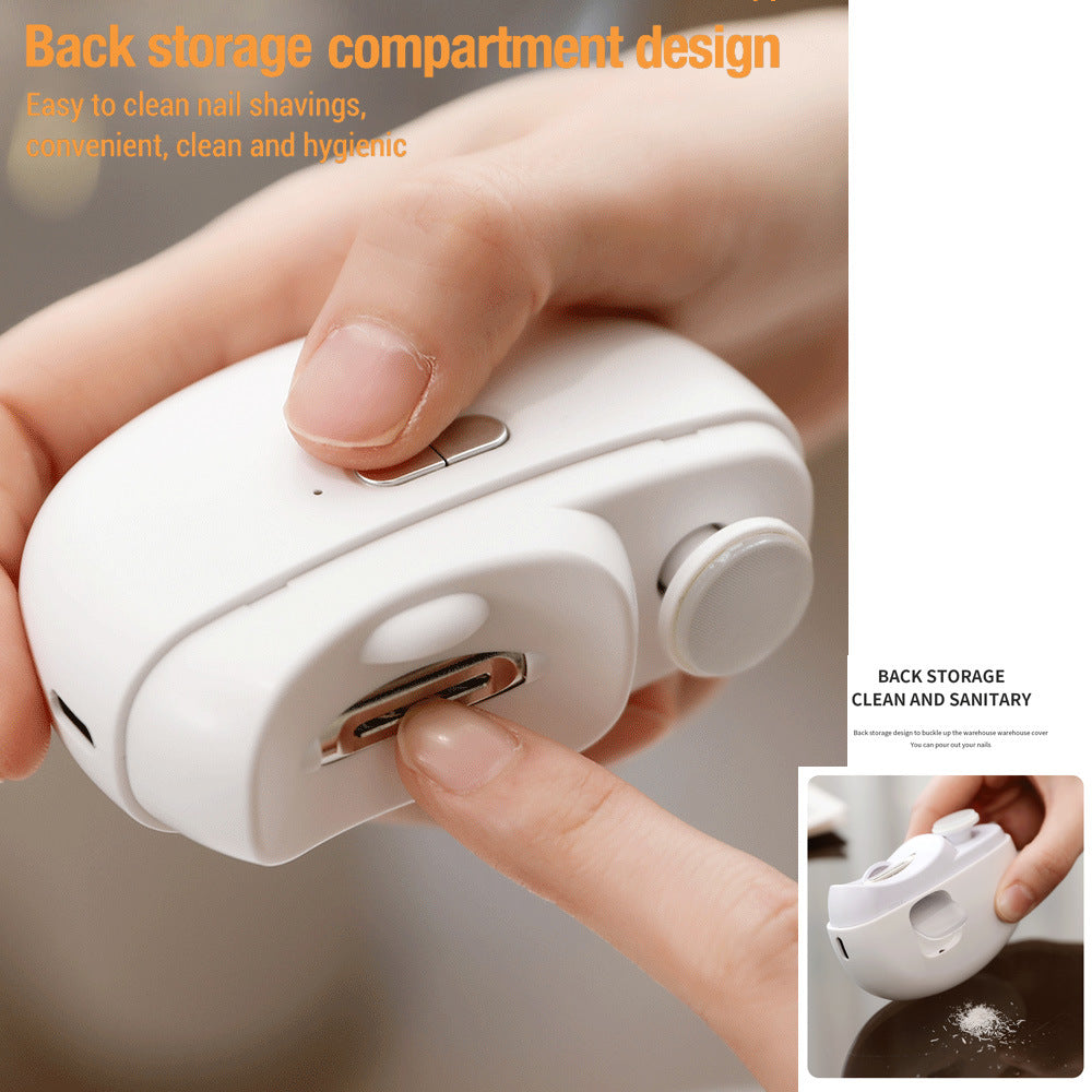 2-speed electric nail grinder with light