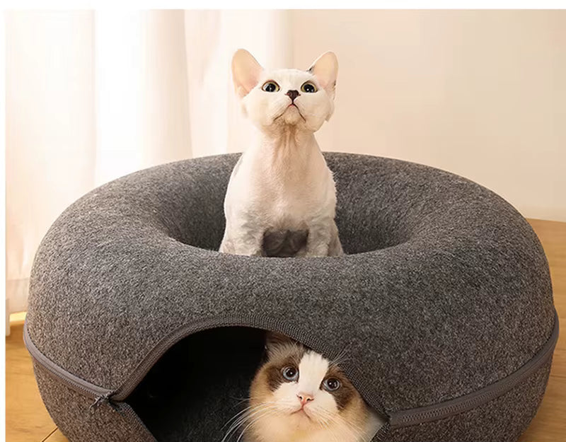 Donut Cat Bed / Cats Tunnel Toys