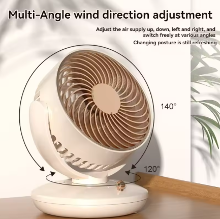 Automatic Rotation Electric Desktop Mini Fan